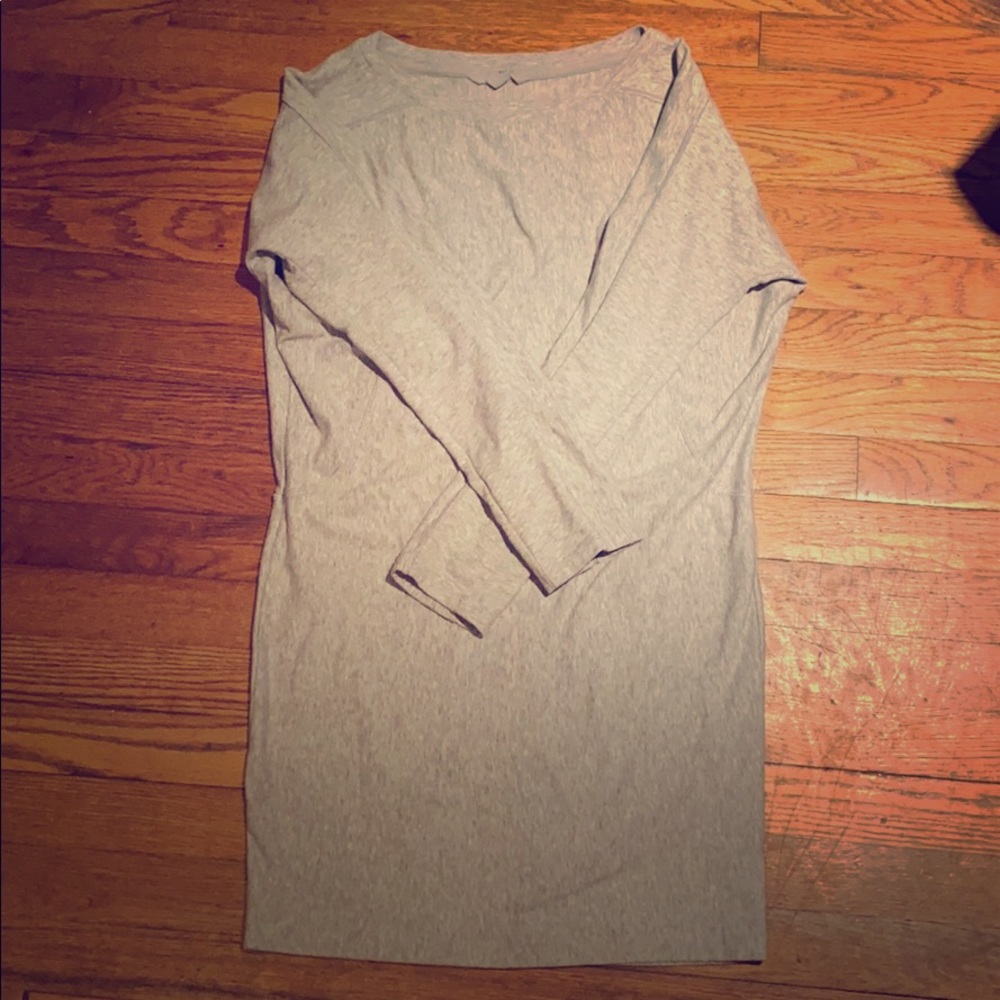 sweatshirt tunic dress cotton blend